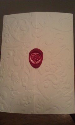 Wax sealed invites *pic*