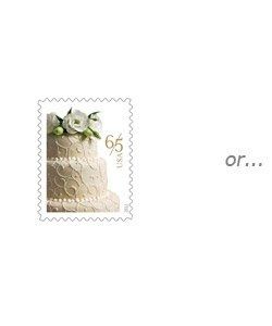 Additional postage for wedding invites