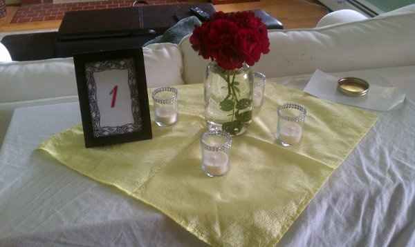 Finally figured out my centerpieces- pics