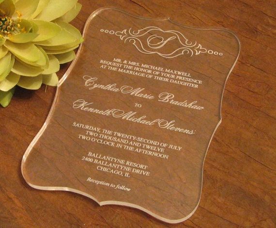 Invitations Ordered, Take a peek !