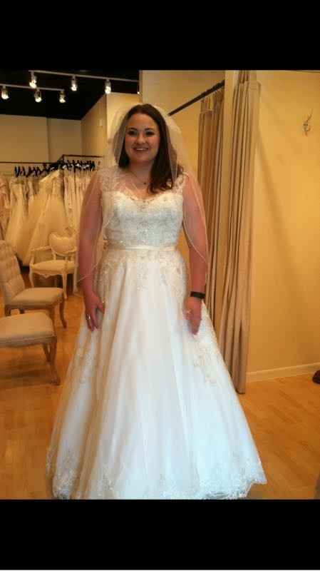 My dress is in!