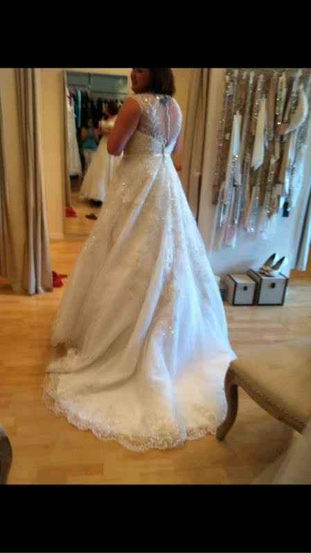 My dress is in!
