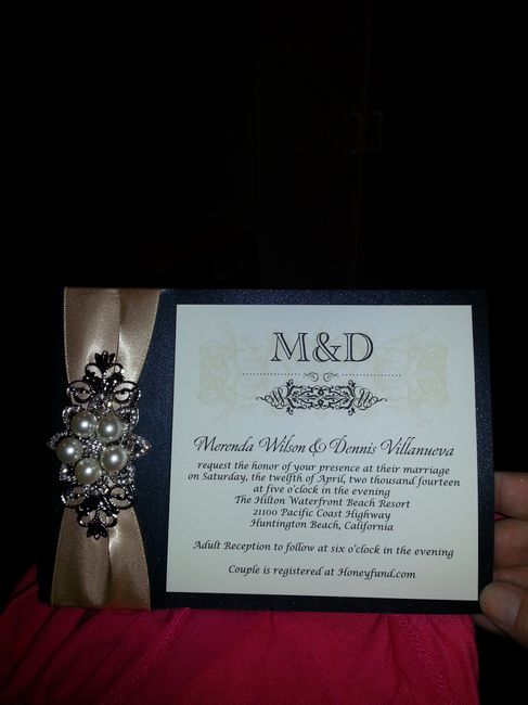 Show us your wedding invitations!