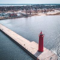 Michigan waterfront wedding - 1