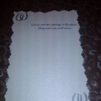 My DIY advice/wishes stationary