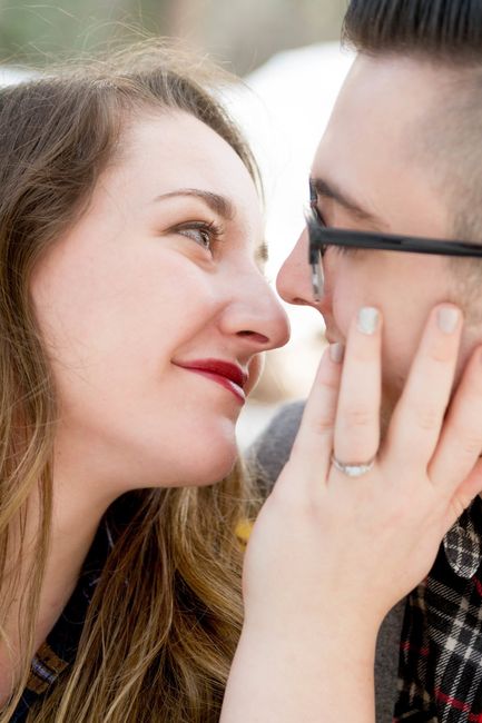Snowy engagement shoot photos!
