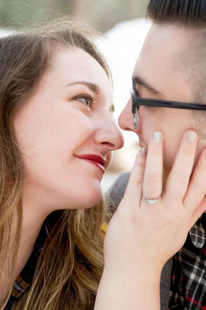 Snowy engagement shoot photos!