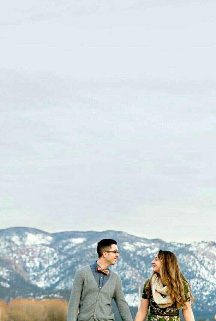 Snowy engagement shoot photos!