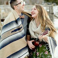Snowy engagement shoot photos!