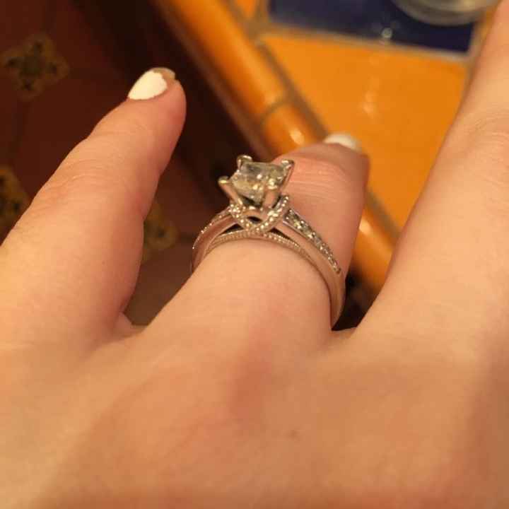 We picked out our rings on Friday!!