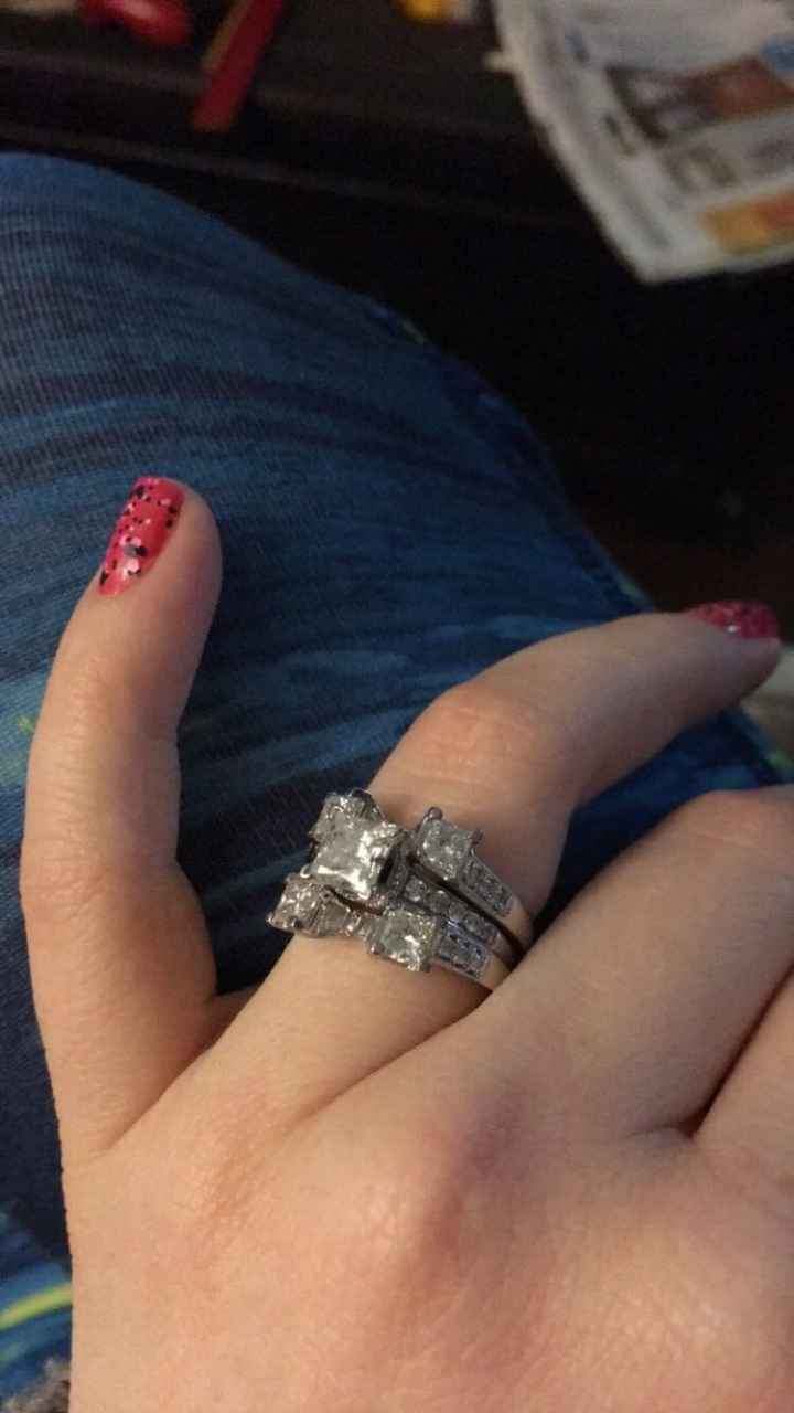 Lets see those beautiful engagement rings