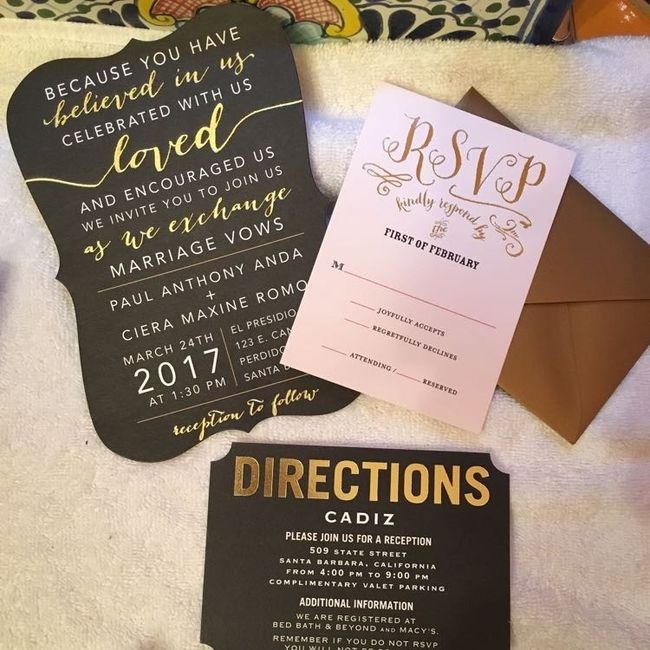 Let's see those Save the Dates and invites!