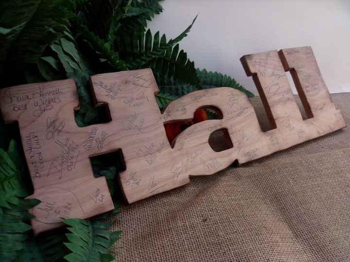 what are you doing for a guest book?