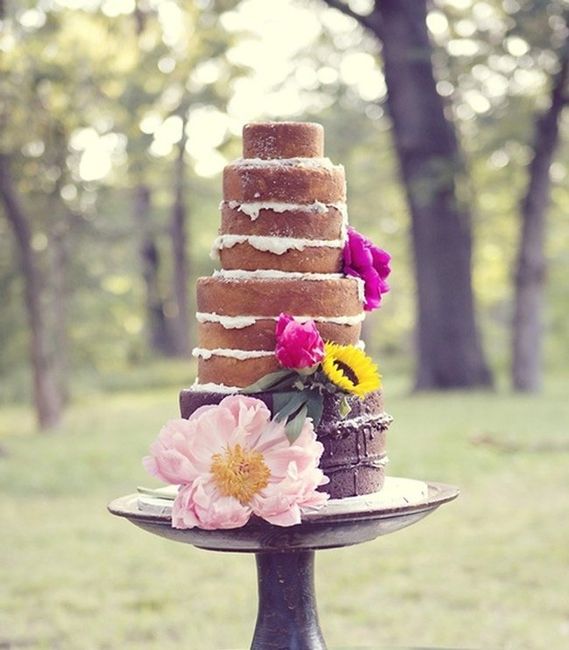 Uniced Wedding Cakes