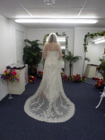 Wedding dress Before and After