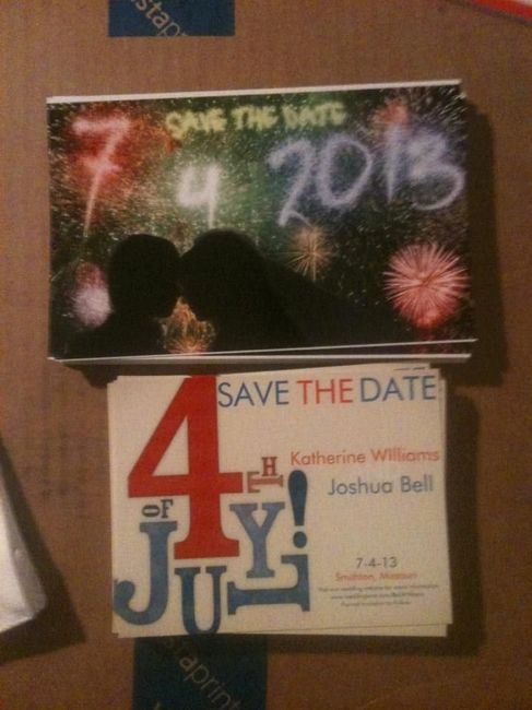 Save the Date vistaprint haul in!
