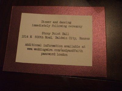 Started making our invites!!