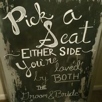 Choose a seat not a side