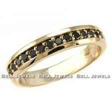 Men's black diamond wedding bands??