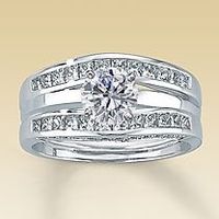 What makes a girl smile again? Dress and Rings:)