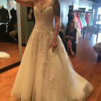 Said "Yes" to the dress!