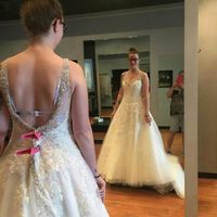 Said "Yes" to the dress!