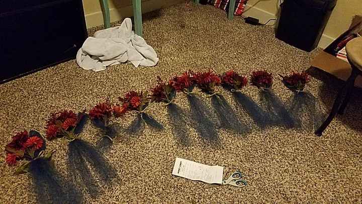 Wedding project completed! Plus, my bouquet is on its way!
