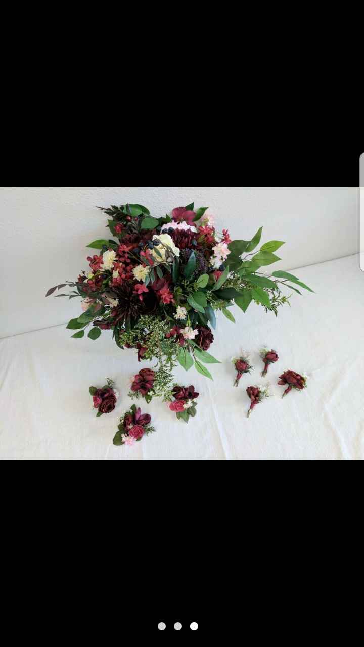 Wedding project completed! Plus, my bouquet is on its way!