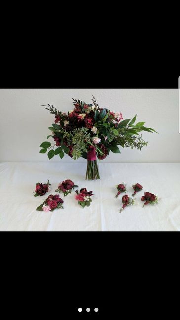 Wedding project completed! Plus, my bouquet is on its way!