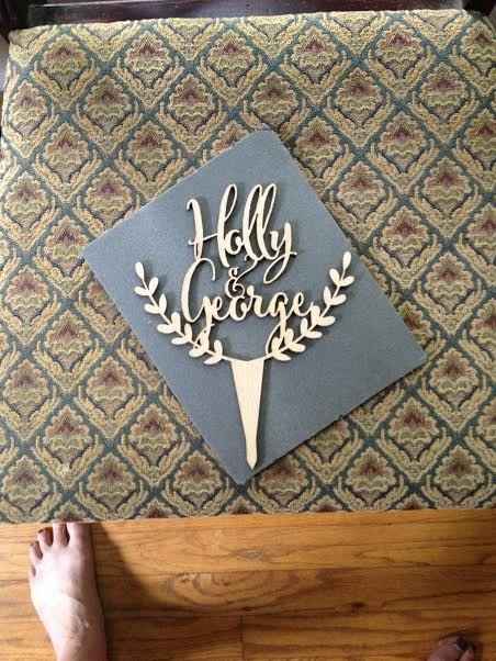 Share your cake topper