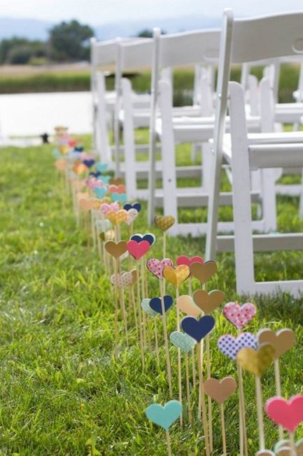 Aisle runners and fake flowers or things to line my aisle?
