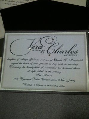 Invitations! Advice!