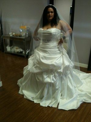 Show me your dress with you vs the model!