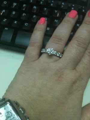 Alright ladies! Let's see those gorgeous rings...