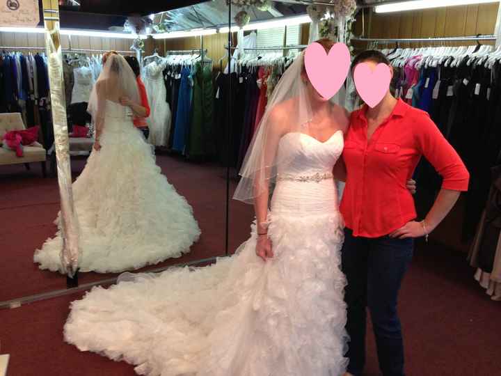 Need opinion on my dress - hoping I made the right choice.