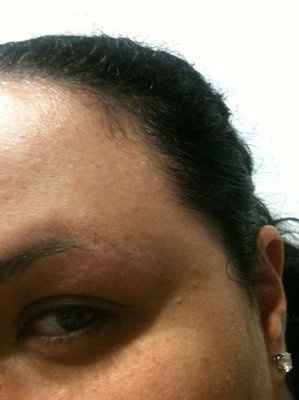 OMG I lost an EYEBROW!