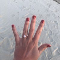 Who has a rose gold ring? - 1