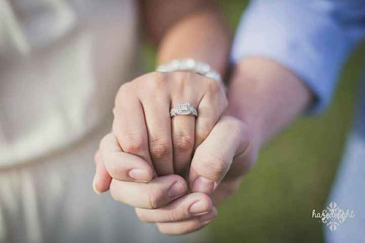 Engagement ring/wedding ring