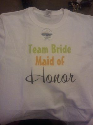 Bridal Party T's.....
