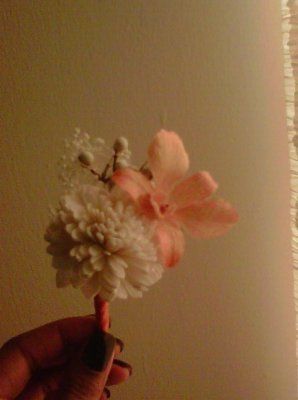 A little faux/mix flower inspiration
