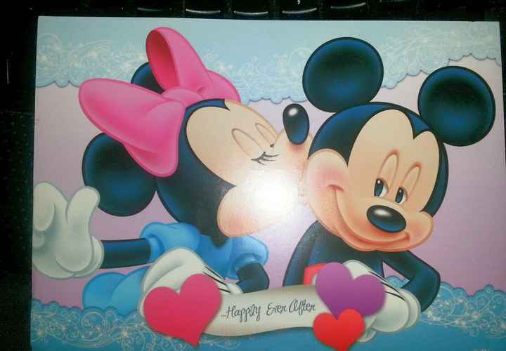 Our congrats from Mickey and Minnie