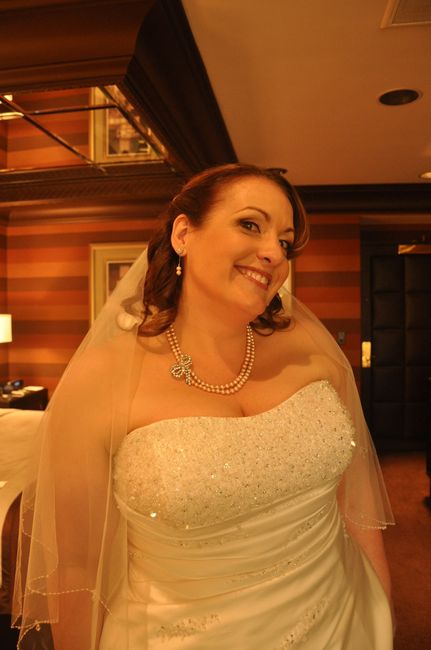 Waiting on my dress, so let me see yours and your accessories!