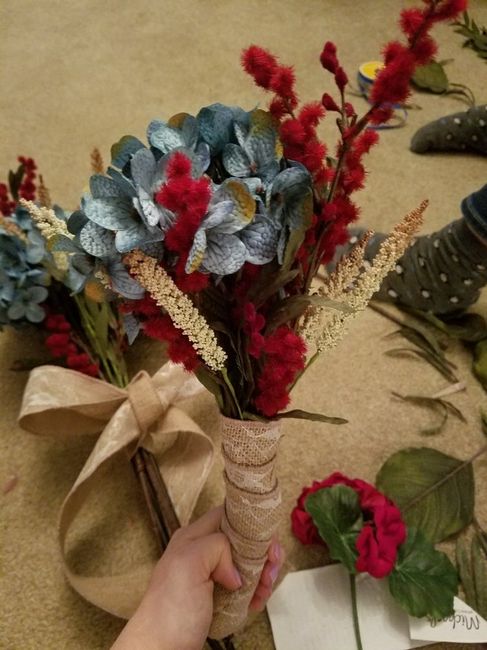 Show me your fake flower bouquet! 9