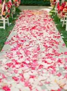 Aisle Petal Decor Options
