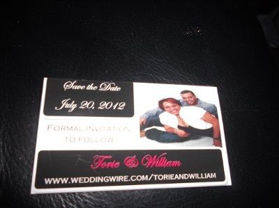SAVE THE DATE (PICS) show me yours