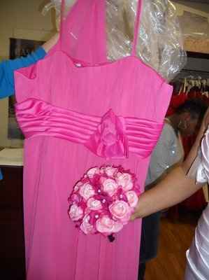 Pick up dress today! Went to Hair Trial Friday.......