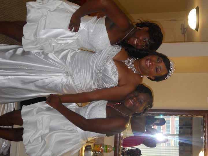 Im back and Married!!!! MRS. Proctor in the building! LOL! Picture with a link  added pictures on pa
