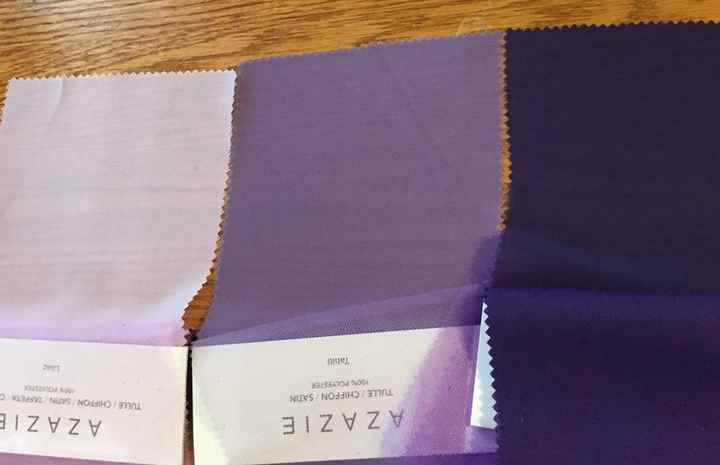 Picked my wedding colors! (swatches)