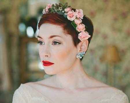 Brides with Short Hair