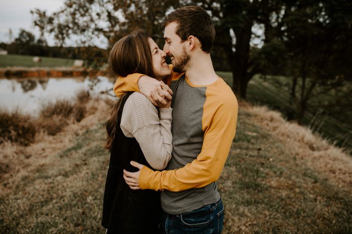 Admidst the Covid-19 panic, post your favorite picture from your engagement shoot. 12